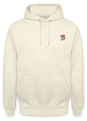 Produktbild von Spreadshirt SpongeBob Schwammkopf Gary Stick-Motiv Uni Hoodie, L, Vanille-Milchshake