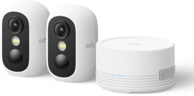 Obrázok produktu pre Eufy Cam C35 2-Cam Kit, IP bezpečnostná kamera, Vnútorné a vonkajšie, Bezdrôtový, Strop / stenua / stôl, Biela, IP67