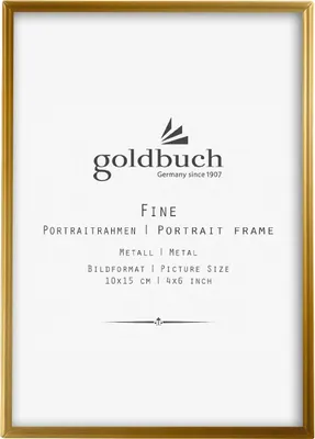 Immagine prodotto di Cornice in metallo Goldbuch Oro fino 10x15 cm