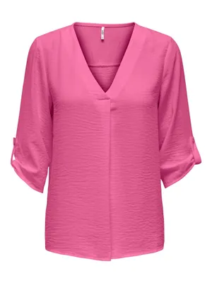 Produktbild von Damen JDY Lange Hemd Bluse 3/4 Ärmel JDYDIVYA Freizeit Tunika | 36