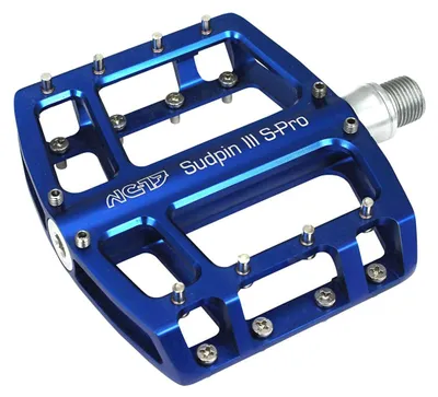 Produktbild von NC-17 Plattformpedal Sudpin III S-Pro CNC, Alu, Präzisionslager, blau