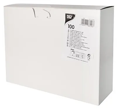 Produktbild von Bestecktaschen, Airlaid 40 cm x 48 cm weiss mit Besteckfalz