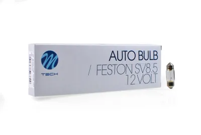 Produktbild von 10 x Glühlampen M-TECH C10W 31mm 10W T11x31 SV8.5 12V
