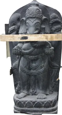Produktbild von Schöne Ganesha aus Steinguss perfekt für den Garten den Teich oder die Terasse ist Frostfest Witterungsbeständig und Neu 70cm H, KA-BR-GSTA-70