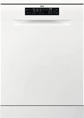 Produktbild von AEG 6000 SatelliteClean / Standgeschirrspüler 60 cm / AirDry - perfekte Trocknungsergebnisse / Besteckkorb FFB53617ZW Weiß