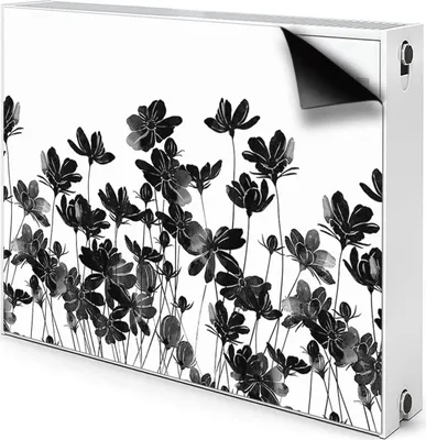 Produktbild von Magnet Verkleidung Abdeckung Heizkörperabdeckung Heizkörperabdeckung 100x60 cm  - Schwarz, Wiese