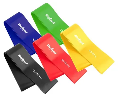 Productafbeelding van REBEL ACTIVE set van 5 weerstandsbanden voor training en revalidatie