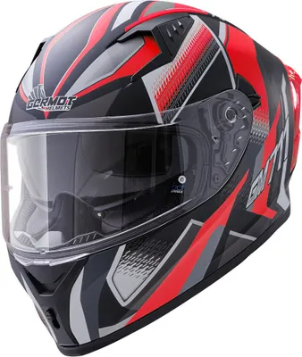 Immagine prodotto di Casco Germot GM 711, nero opaco/rosso, M (57/58)