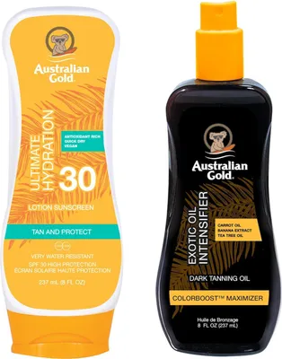 Image de Baume d'or australien SPF30 + Intensificateur d'huile exotique
