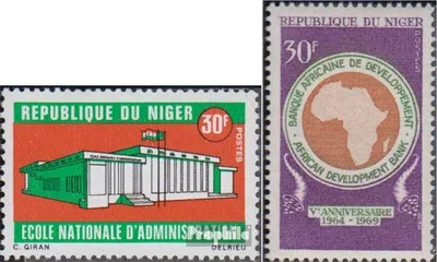Produktbild von Briefmarken Niger 1969 Mi 223,226 (kompl.Ausg.) postfrisch Verwaltungsschule