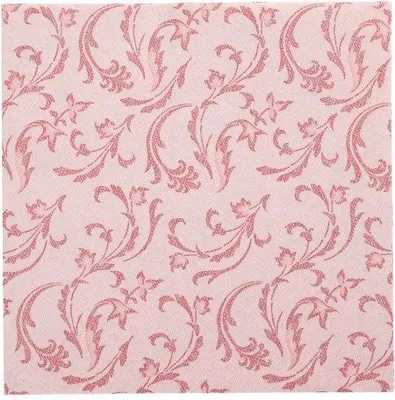 Produktbild von 160 Papstar Servietten ROYAL Collection 1/4-Falz 40 cm x 40 cm bordeaux Damascato 37208