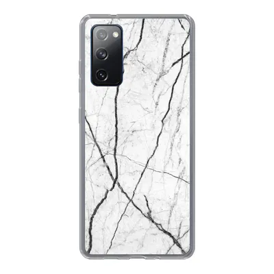 Produktbild von MuchoWow® Handyhülle Schutzhülle Hülle für Samsung Galaxy S20 FE Marmor - Schwarz - Weiß Silikon Softcase Handy Hülle - Abdeckung