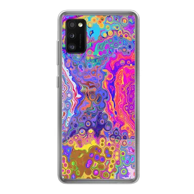 Produktbild von MuchoWow® Handyhülle Schutzhülle Hülle für Samsung Galaxy A41 Kunst - Formen - Farbe - Psychedelisch Silikon Softcase Handy Hülle - Mobiltelefon