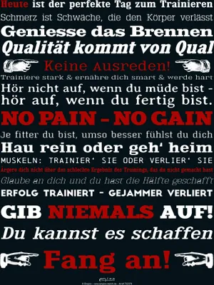 Produktbild von GYM Training - Keine Ausreden! - Mousepad - Mousepad