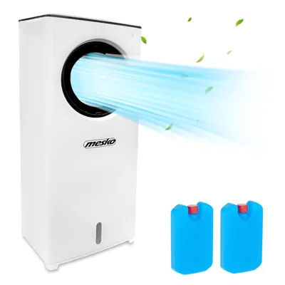 Produktbild von CommodoorBladeless Mobile Klimaanlage ohne Abluftschlauch 80W 2L 3in1 Klimagerät – Luftkühler, Ventilator, Luftbefeuchter 59,4 dB - 8h Timer, Mobil