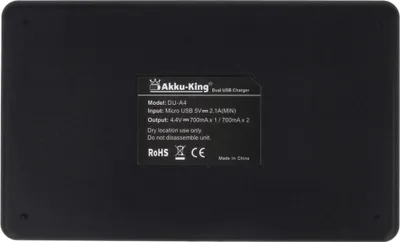 Produktbild von 2-fach Ladestation + Akku Li-Ion 4800mAh - kompatibel mit Netgear Arlo A-4a - für Arlo Ultra, Ultra +, Ultra 2, Set:Ladestation mit 1 Akku