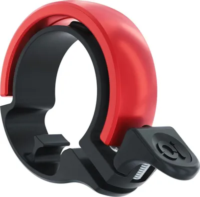 Immagine prodotto di Campanello per bicicletta Knog Oi Classic Large, 23,8 - 31,8 mm, nero/rosso