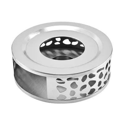 Produktbild von Stövchen Edelstahl Teewärmer Speisewärmer Warmhalteplatte Tee Untersetzer Wärmer