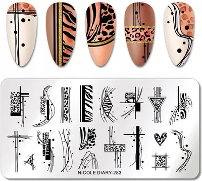 Image de Plaque de tampon pour nail art