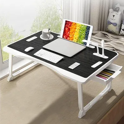 Obrázek produktu pro Velký stojan na notebook s vložkou na rukojeť a organizéry, černý