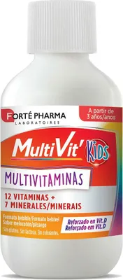 Produktbild von Multivitaminas Forté Pharma Multivit Kids Melocotón 150 ml