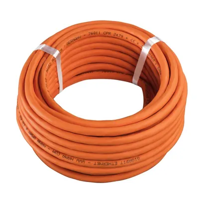 Immagine prodotto di Hama Netzwerkkabel,Cat.7 Rohkabel, 10 Gbit/s, S/FTP geschirmt, halogenfrei, Rolle, 10 m (00020097)