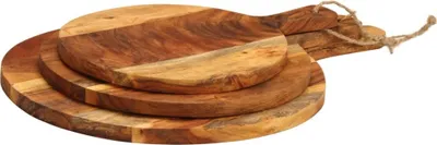Image de Planche à découper 3 pcs cm bois d'acacia massif