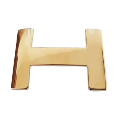 Produktbild von HOME-PRESENTS: umjuBELT Gürtelschließe/Gürtel-Schnalle für Wechselgürtel 4cm Breite,  H-LEVEL LIGHT GOLD LIGHT SHINING, goldfarben hell glänzend