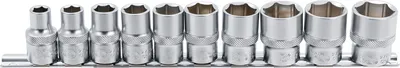 Produktbild von BGS Steckschlüssel-Einsatz-Satz 12,5 mm (1/2"), 10-tlg.