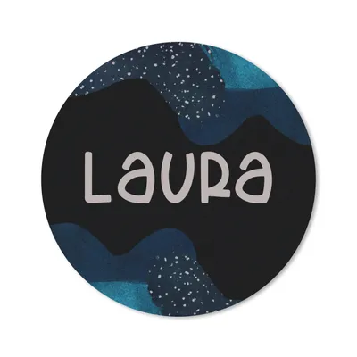 Produktbild von MuchoWow® Mauspad Mousepad Laura - Pastell - Mädchen 30x30 cm - Mousepads - Maus Mat - Pad - Mausunterlage - Tischunterlage - Schreibtischmatten