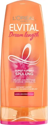 Image de L'Oréal, Elvital, Dream Length, Hair Conditioner, 250 ml (PRODUIT ALLEMAND)