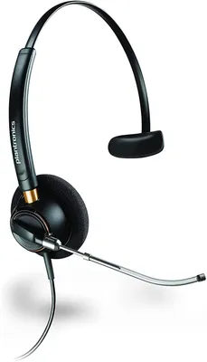 Obrázek produktu pro HP Poly Monaurální headset Poly EncorePro 510V s hlasovou trubičkou + Quick Disconnect, Kabel, Hovory/hudba, 52 g, Sluchátka s mikrofonem, Černá