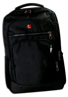 Produktbild von Laptoprucksack Travel N Meet, gepolstert, schwarz, Polyester
