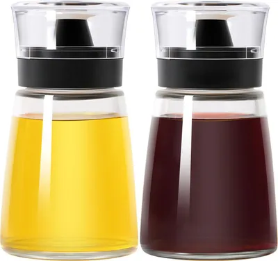 Produktbild von Ölspenderflasche aus Glas zum Kochen, auslaufsicher und tropffrei