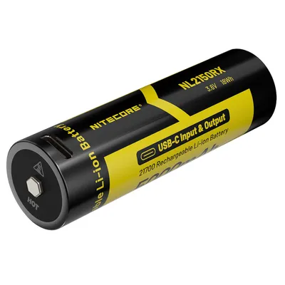 Produktbild von Nitecore NL2150RX, Wiederaufladbarer Akku, Lithium-Ion (Li-Ion), 3,6 V, 1 Stück(e), 5000 mAh, 18 Wh