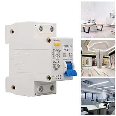 FI-Schutzschalter Typ A, 16A, 30mA, 230V, BYDB1L 63
