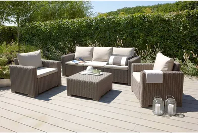 Produktbild von BEST Mombasa Loungegruppe braun
