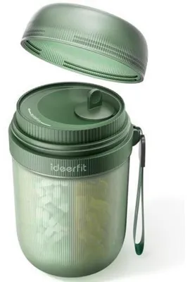 Image de Boîte à comprimés pour 7 jours, à prendre 3 fois par jour, grande, de couleur verte, avec compartiment pour sachets déshydratants