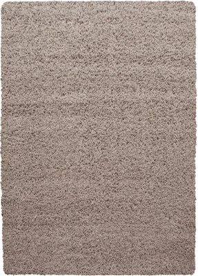 Produktbild von Hochflor Teppich Lux rechteckig, Farbe: Beige, Größe:140x200 cm