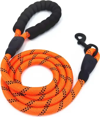 Produktbild von Haustierleine reflektierende Hundeleine aus Nylon Haustierleine strapazierfähige Hundeleine - orange 1,5 m