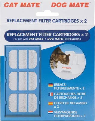 Obrázek produktu pro Náhradní filtr 2 ks Pitná fontána pro psy Cat Mate