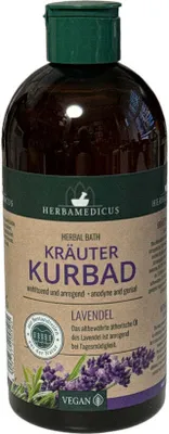 Produktbild von Herbamedicus Kräuterbad 500 ml Kräuter Kurbad Lavendel