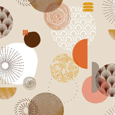 Produktbild von Wachstuch Wachstuch Kreise Äste abwischbar Wachstuchtischdecke 140 x 120 - 41761 - Kreise