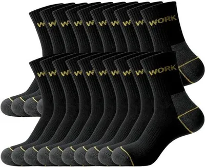 Produktbild von 10 Paar Halbhohe Schweißabsorberende und Geruchsbeständige Sportschuhe für Herren, niedrig geschnittene und flache, All-Season Herrenschuhe (schwarz)