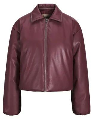 Produktbild von Jack & Jones 12282020_1101_M, Bomber, Uni, Erwachsener, Reißverschluss, Polyester, Rot