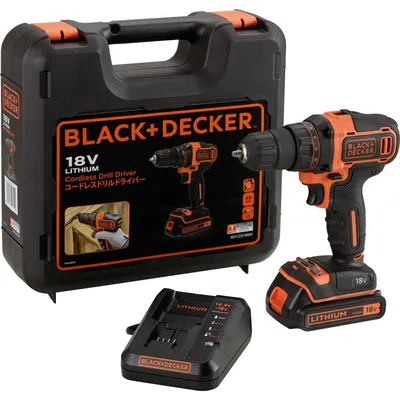 Image de Black&Decker Akku-Bohrschraub 18V 1,5Ah 2G Koffer BDCDD186K