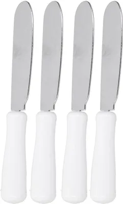Zdjęcie produktu dla Nóż do masła stalowy 10 cm 4 szt.