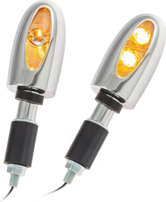 Immagine prodotto di Kellermann BL 1000 LED manubrio cromato anteriore entrambi i lati coppia