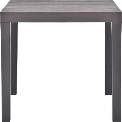 Produktbild von vidaXL Gartentisch Moccafarben 78 x 78 x 72 cm Kunststoff