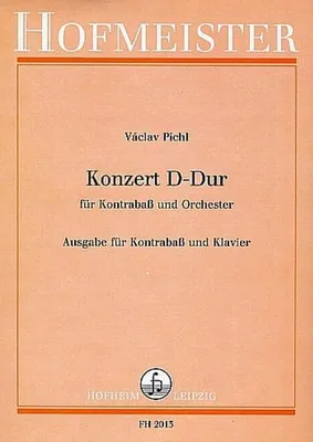 Zdjęcie produktu dla Koncert D-dur na kontrabas i orkiestrę oraz na kontrabas i fortepian